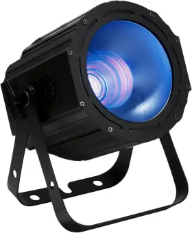 Adj 819730010865 Uv Cob Cannon 80 Watts Light Emitting Diode Stage Unit - Glossy Black