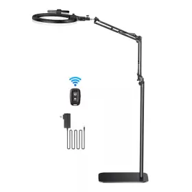 Ahfiwaso 445057832809 66.9 Inch White Ring Light With Adjustable Stand High Cri 96 Stepless Dimming Blu