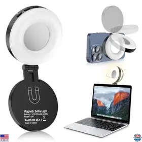 B0f294718k Aiknowfoto Portable Selfie Light Ring 4 Modes Rechargeable Fill For Photos And Vlogs