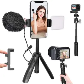 Tr0101 Ailight 3-in-1 Mini Phone Tripod And Selfie Stick 12.2 Inch Extendable Travel Trip