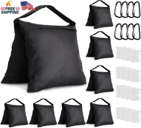 Aimosen 445024731777 8 Packs Sandbags Weight Bags For Light Stand Photography Video Support