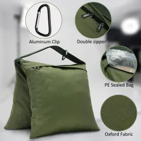B01na-004 Aimosen 4 Packs Sandbags Military Green Weight Bags For Light Stand Heavy Du #2