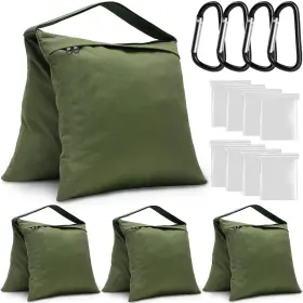 B01na-004 Aimosen 4 Packs Sandbags Military Green Weight Bags For Light Stand Heavy Du