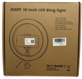 L1210 Aixpi L210 10 Inch Led Ring Light Tripod Stand Phone Holder