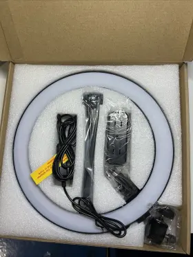 L218 Aixpi Ring Light With Tripod 10 Inch - Open Box Missing Mini Ball Mount #2