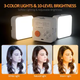 Allreli 974385414735 Light Clip Rechargeable Selfie For Iphone Telephone With 3 Ligh #3