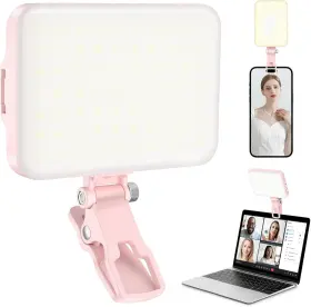 Altson 744110368444 60 Led Portable Selfie Light Video Conference Lighting With Clip And Camera Tripod
