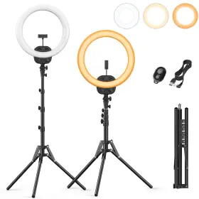 Yj-at14s Altson 14ftft Selfie Ring Light With 63ftft Tripod Stand And Phone Holder Dimmable Led Ph