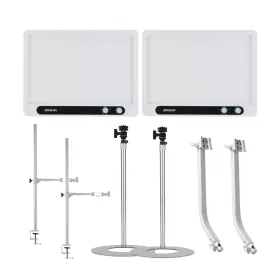 Amp0100007rk5 Amaran Verge Edge-lit Led Panel Light White Us With Accessories Bundle