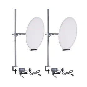 Amp01000085k6 Amaran Verge Max Kit White Us With Desk Clamp Stand Bundle