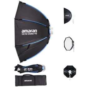 Ma0006003a Amaran Octa Dome 90 3ft 90cm Foldable Quick-setup Octagonal Bowens Mount Softbox