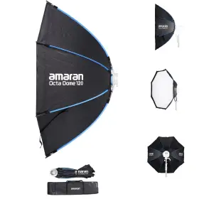 Ma0006003b Amaran Octa Dome 120 4ft 120cm Foldable Octagonal Bowens Mount Softbox Quick Setu
