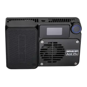 Mp0206000u Amaran Ace 25c Rgbww Full Color Compact Charcoal Led Light With Lock Mount