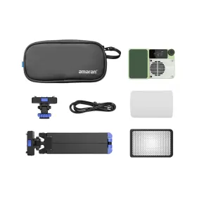 Mp0206020f Amaran Ace 25x 25w Bi-color On-camera Led Light Kit With Mini Tripod And
