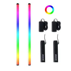 T4c-us Amaran 2pcs T4c Rgbww Led Tube Light 40w 2500k-7500k Handheld Wand-120cm