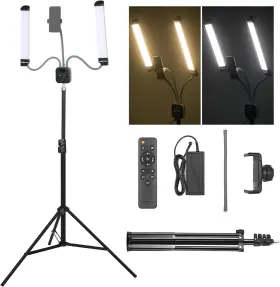Al-20 Ambitful 313042623633 Esthetician Light With Phone Holder Double Arms Beauty 3000