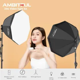 Al-50 Ambitful Softbox Photography Lighting Kit 2x 65cm With 2 #2