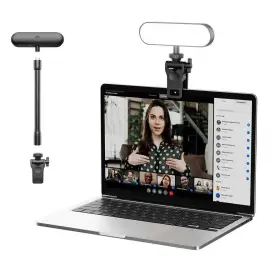 By04 Amcuke Video Conference Lighting Rechargeable Led Streaming Light 360 Rotatable Zo