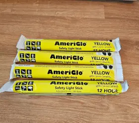 Ag-990208 Ameriglo 12 Hour Safety Light Stick 6 Inch Yellow Set Of 4