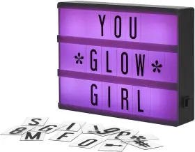 Amped & Co 744110311808 My Cinema Lightbox - Rgb Color Changing Light Box 20x15cm 100 Led Ligh