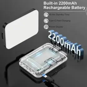 D60c Anautin Led Camera Light Video Lights Portable Photography Lighting 60 2200mah #3