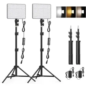 K30-us Anautin 30w Upgraded Photography Lighting Kit With 62ftfttripod Stand 2-pack Led Video