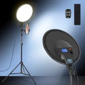 Anbes 975575937577 14 Inch Large Ring Light Kit With Tripod Stand And Phone Holder 40w Full-screen Ph