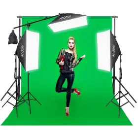 Alu6609582862734mw Andoer Umbrellas Photo Studio Photography Lighting Kit Softbox Backdrop Stand F7t7 #2