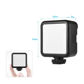 Ddc2973708332611bb Andoer On Video Dimmable 5600k Adjustable With 3 Cold Shoe D9r0 #2