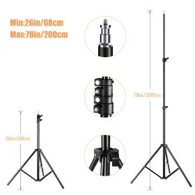 Epk6145889871830dp Andoer Photography Studio Lighting Softbox Photo Light Backdrop Stand Kit E0s6 #3