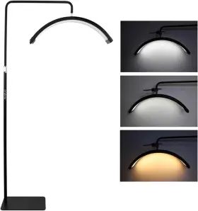 Hdm6x Andoer 3000k-6000k Warm/cool 36w Led Beauty Video Half-moon Fill Floor Light