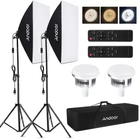 Jmc4275791671830da Andoer Softbox Lighting Kit Photography Studio Remote Continuous Light Stand Set E6s4
