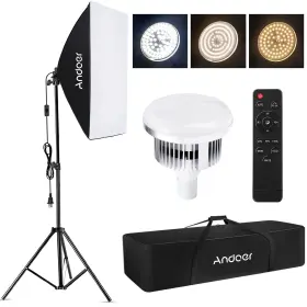 Osz5135857104660gx Andoer Softbox Lighting Kit Photography Studio Remote Continuous Light Stand Set Y2i9