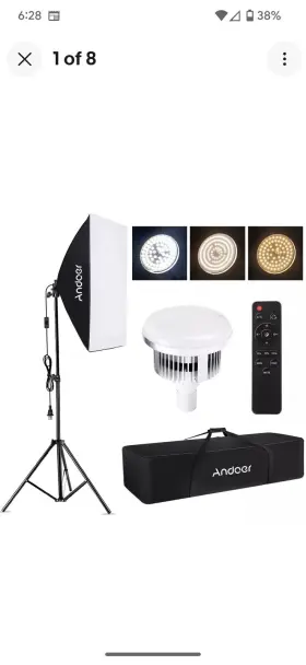 Uwc4358812875900uz Andoer Photography Studio Continuous Lighting Kit With Softbox Light Stand J6n1 #3