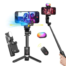 M1-pro Aochuan Gimbal Stabilizer For Smartphone 4 In 1 Phone With 360 Rotation I