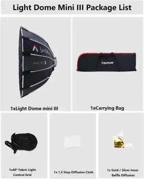 Aputure 445022272258 Soft Boxs Light Dome Mini Iii Softbox Lighting Studio Controls #3