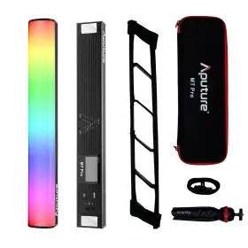 Aputure 602581274100 Mt Pro Rgbww Mini Tube Light 36 Pixel-mappable 7.5w 2000k To10000k 9 Built- Inch