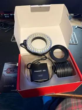 Ahl-c60 Aputure Halo Ring Flash Lighting Amaran Led Camera Light Canon