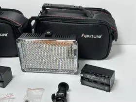 Al-h198 Aputure Amaran Led Light Kit 2 Lights - Used / Fully Working #3