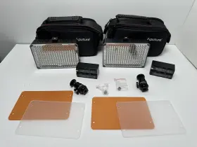 Al-h198 Aputure Amaran Led Light Kit 2 Lights - Used / Fully Working