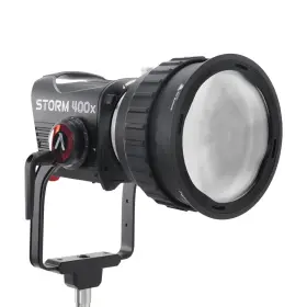 Ap00339a20 Aputure Storm 400x Led Light V-mount And Cf7 Fresnel Barn Doors Octadome 120