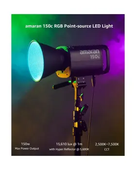 Apam150c Aputure Amaran 150c Video Light Rgb Studio 150w Output Bowens Mount Poi #2