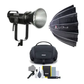 Apls300xvk4 Aputure Ls 300x Bi Color Led Monolight V Mount W Light Dome Iii And Accessorykit