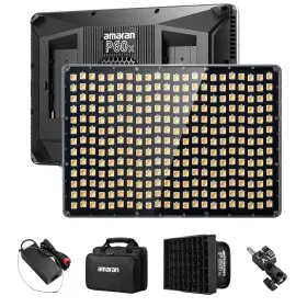 App60x Aputure Amaran P60x 60w Output Bi-color Lensed Led Panel Video Light 5070 Lux Cri 9