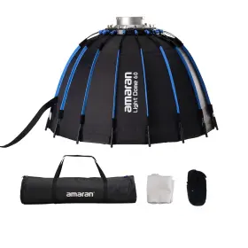 Ea-us-ap00132 Aputure Amaran Light Dome 24 Inch /60cm Parabolic Softbox Quick Release With Diffusers/gri