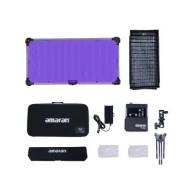Fp-ap-10052 Aputure Us Stock Amaran F21c Rgbww Led Mat V-mount 2 X 1ft With Honeycomb G