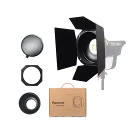Hl-au-ap-10306 Aputure Barn Doors With 30 Honeycomb Grid Designed For Bowens Moun
