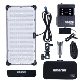 Hs20220401f21x04 Aputure Amaran F21x Flexible Led Video Light Bi Color 2500k 7500k 100w 9 Lighting Fx