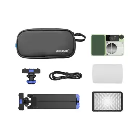 Mp0206000g Aputure Amaran Ace 25c 25w Rgbww On-camera Led Light Kit #mp0206000g