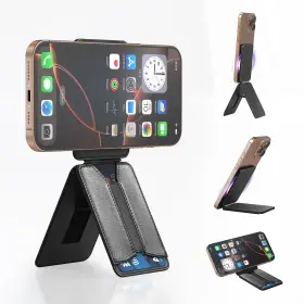 Ws01-j Ardaddyn Phone Tripod Wallet For Magsafe Stand Magnetic With Adju